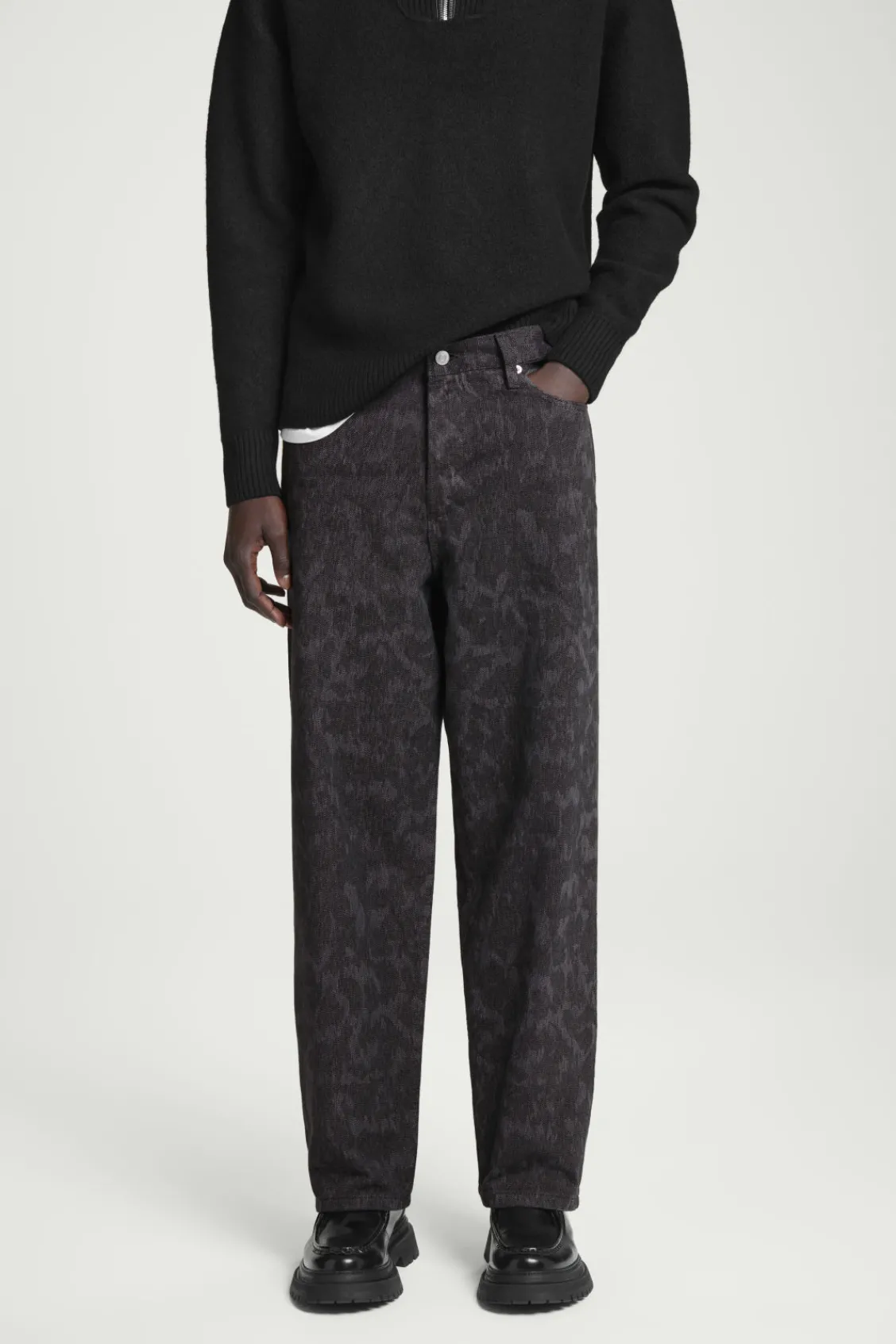 COS RIDER LASERED WIDE-LEG JEANS- Jeans | Pants