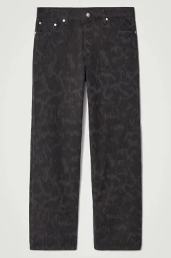 COS RIDER LASERED WIDE-LEG JEANS- Jeans | Pants