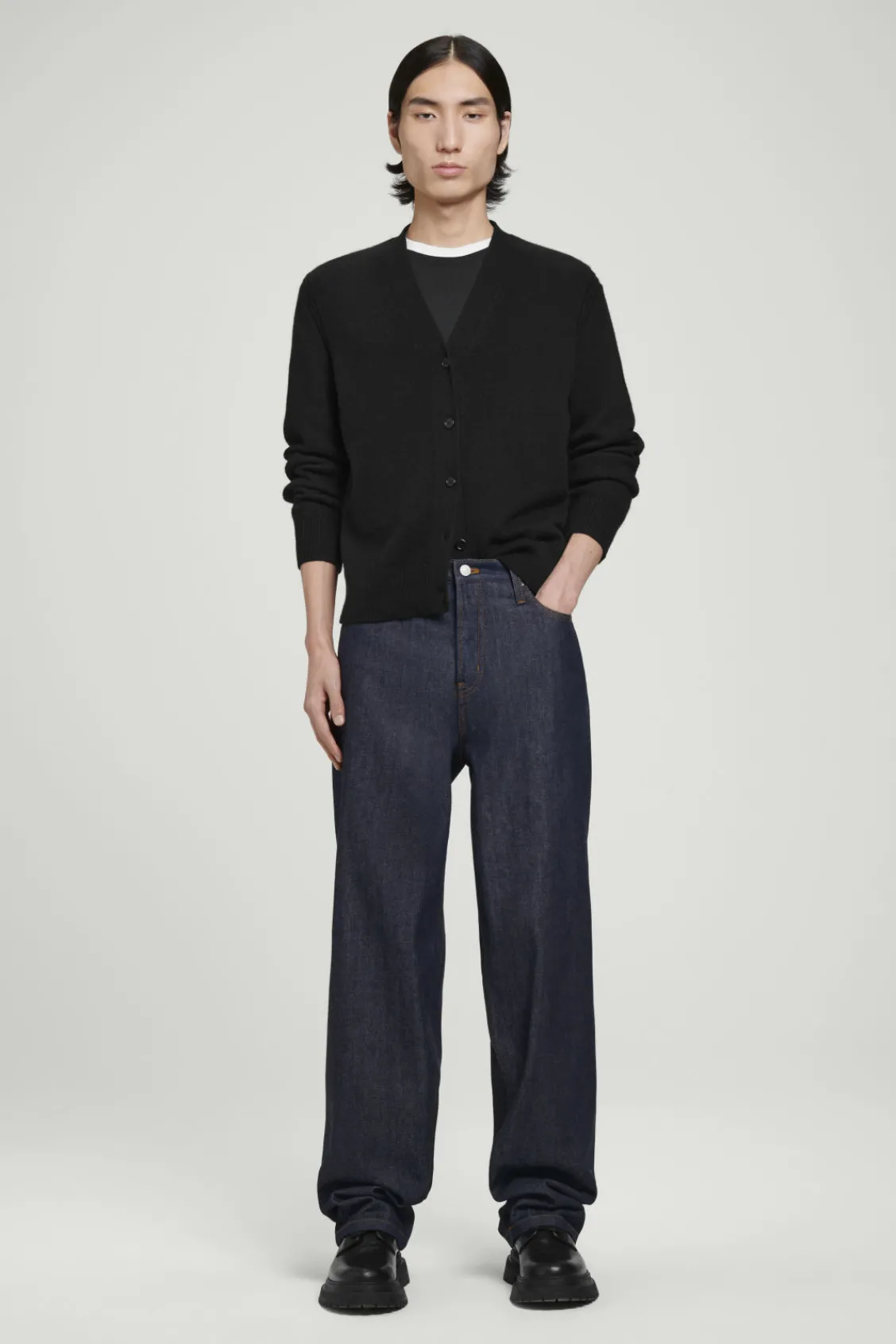 COS RIDER SELVEDGE WIDE-LEG JEANS- Jeans | Pants