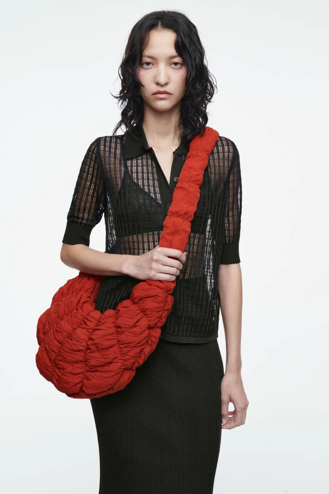COS RIPPLE CROSSBODY - NYLON-Women Bags