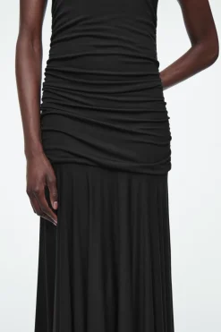 COS RUCHED MAXI DRESS-Women Dresses & Jumpsuits