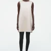COS SATIN RACER-NECK MINI DRESS-Women Dresses & Jumpsuits