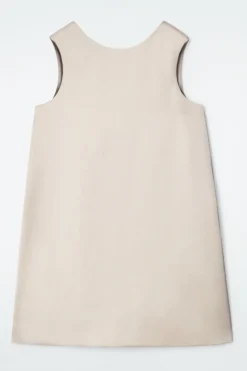 COS SATIN RACER-NECK MINI DRESS-Women Dresses & Jumpsuits