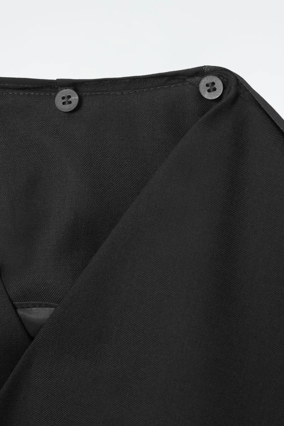 COS SCARF-DETAIL WOOL BLAZER-Women Coats & Jackets