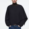 COS SCARF-DETAIL WOOL CAPE-Women Capes & Hybrids | Coats & Jackets