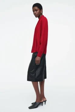 COS SCARF-DETAIL WOOL TURTLENECK SWEATER-Women Tops | Sweaters & Cardigans