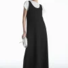 COS SCOOP-NECK JERSEY MIDI DRESS-Women Dresses & Jumpsuits