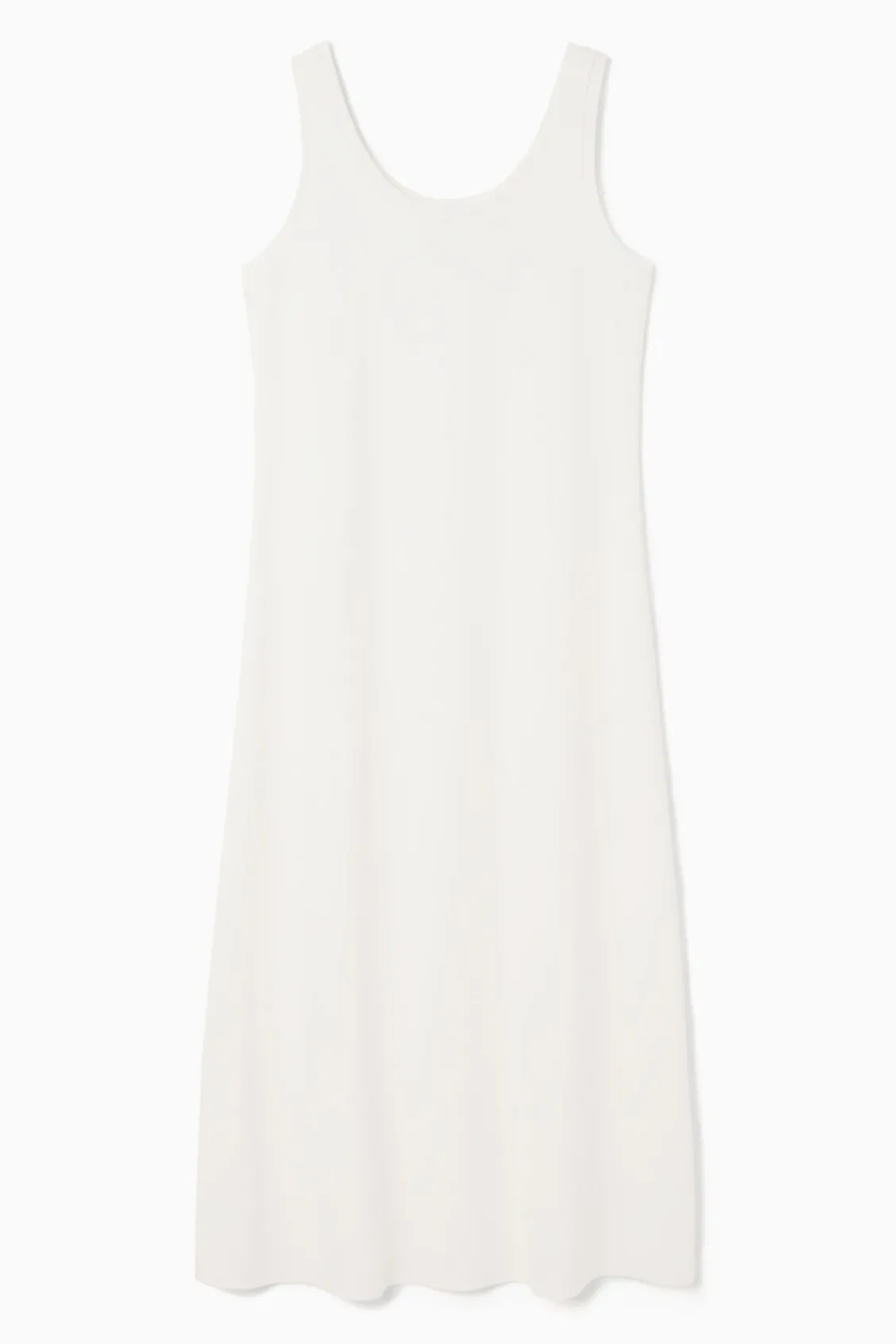 COS SCOOP-NECK JERSEY MIDI DRESS-Women Dresses & Jumpsuits