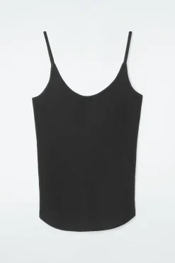 COS SCOOP-NECK MERINO WOOL TANK TOP-Women Tops | Sweaters & Cardigans