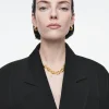 COS SCULPTED HOOP EARRINGS-Women Jewelry