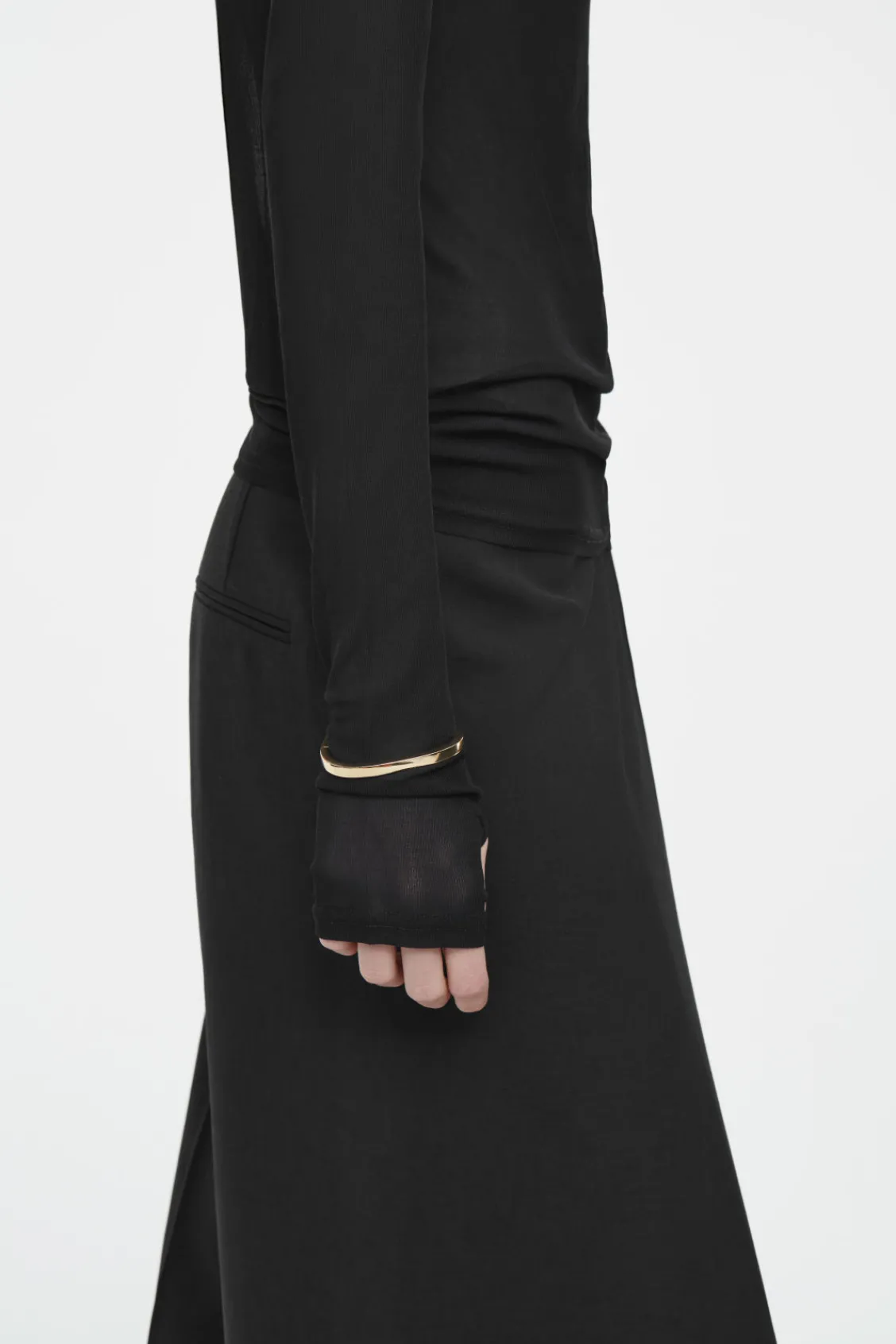 COS SCULPTURAL PYRAMID BANGLE-Women Jewelry