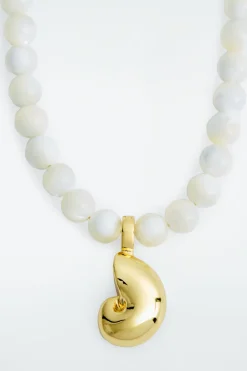 COS SEASHELL-SHAPED PENDANT-Women Jewelry