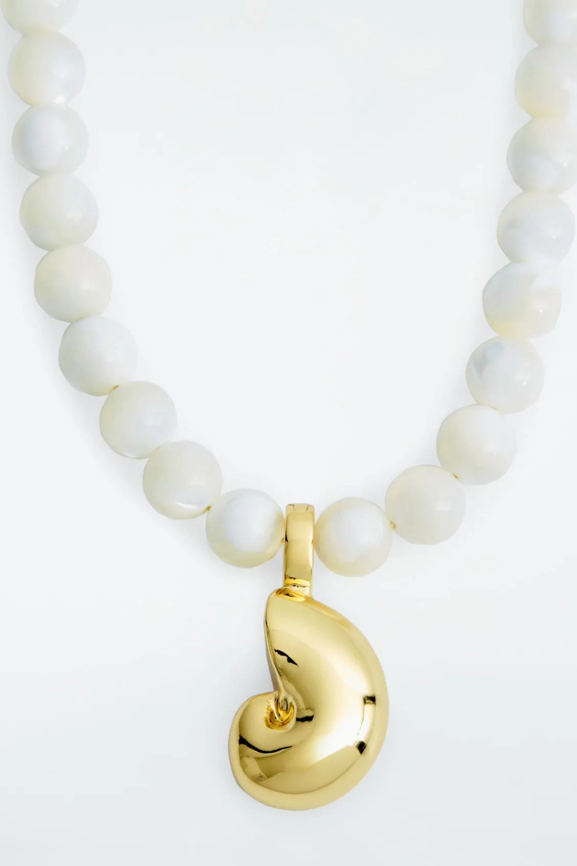 COS SEASHELL-SHAPED PENDANT-Women Jewelry