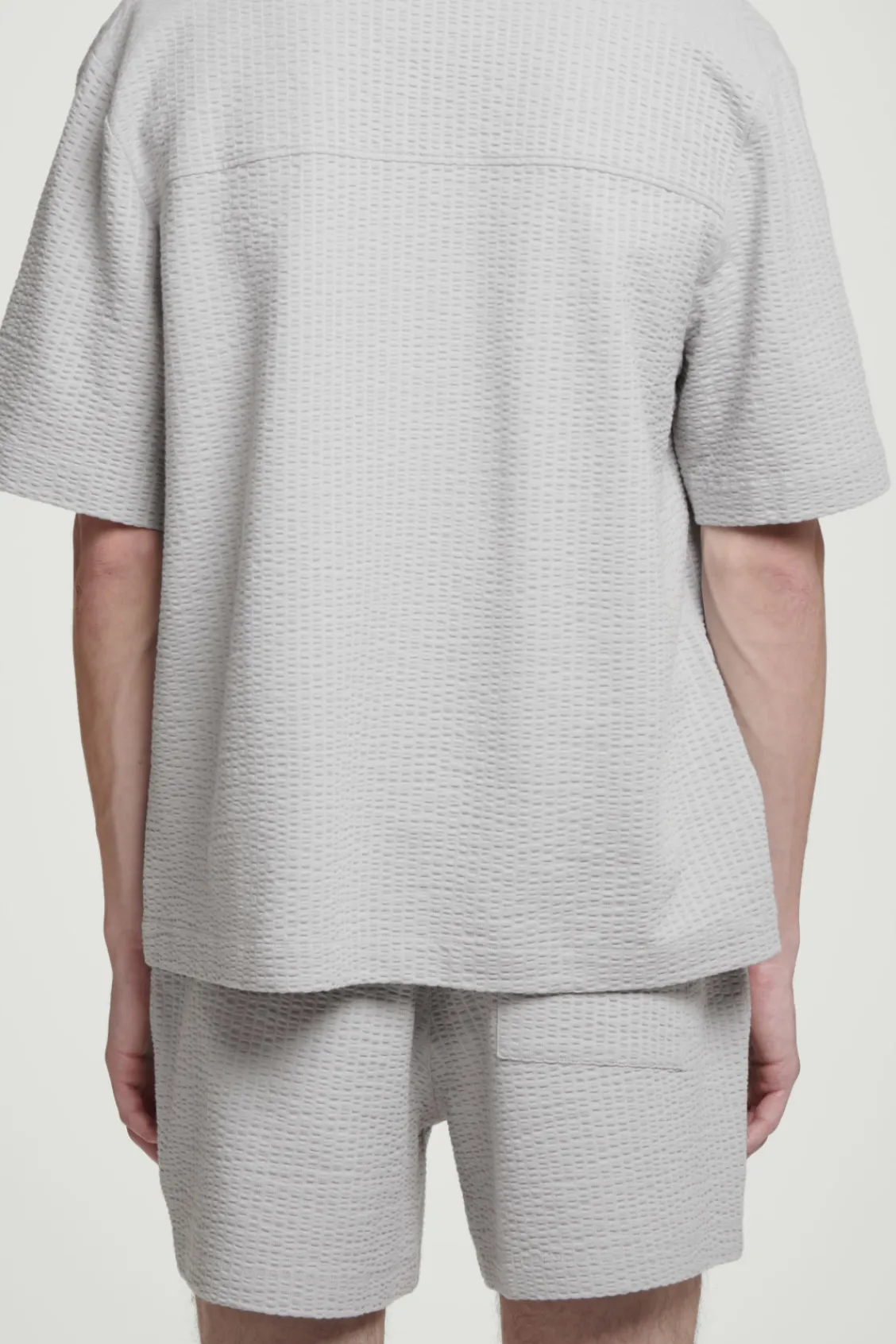 COS SEERSUCKER ELASTICATED SHORTS- Matching Sets | Pants