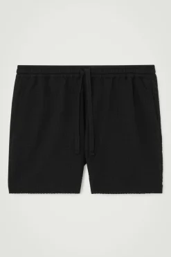 COS SEERSUCKER ELASTICATED SHORTS- Matching Sets | Pants