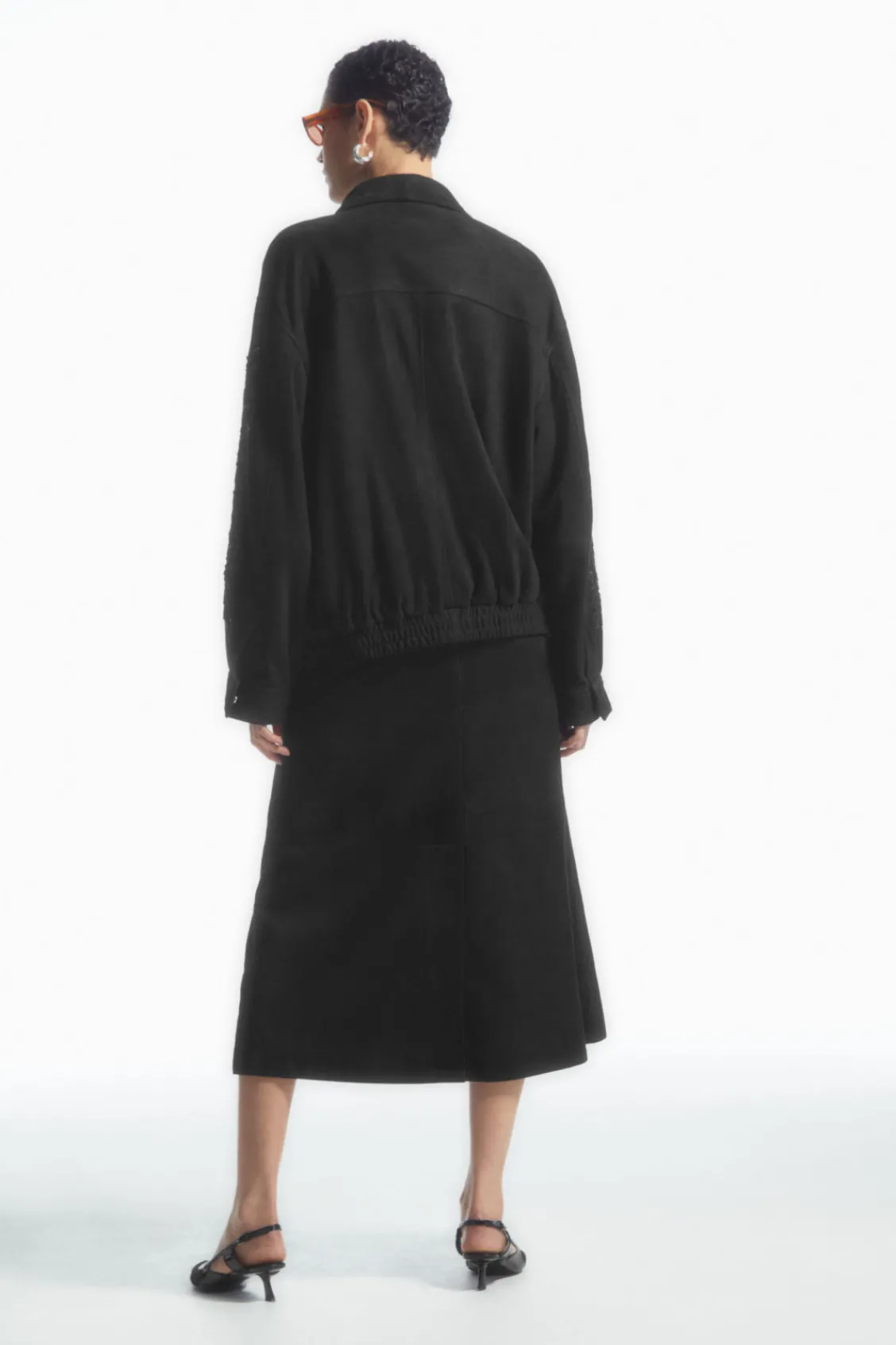 COS SEQUINED SUEDE JACKET-Women Coats & Jackets