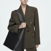 COS SERIF TOTE - LEATHER-Women Bags