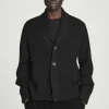 COS SHAWL-COLLAR CHUNKY MERINO WOOL CARDIGAN- Sweaters & Cardigans