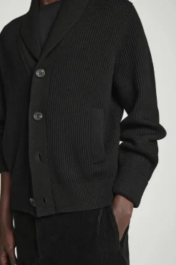 COS SHAWL-COLLAR CHUNKY MERINO WOOL CARDIGAN- Sweaters & Cardigans