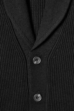 COS SHAWL-COLLAR CHUNKY MERINO WOOL CARDIGAN- Sweaters & Cardigans