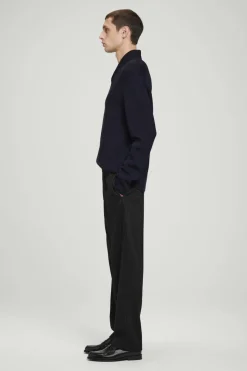 COS SHAWL-COLLAR RIBBED MERINO WOOL JUMPER- Sweaters & Cardigans