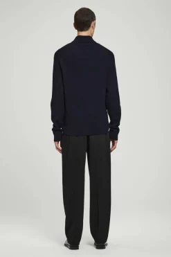 COS SHAWL-COLLAR RIBBED MERINO WOOL JUMPER- Sweaters & Cardigans