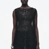 COS SHEER EMBROIDERED MOHAIR TANK TOP-Women Tops | Sweaters & Cardigans