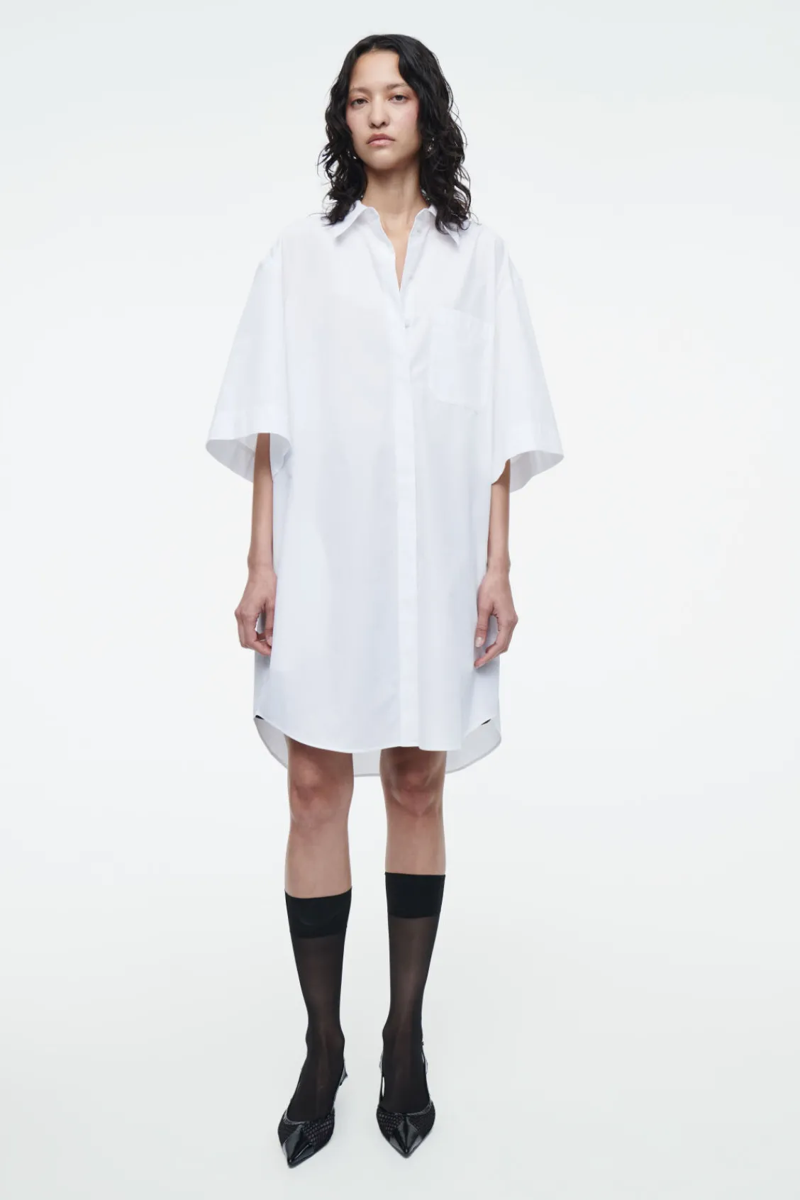 COS SHEER MID-LENGTH SOCKS-Women Socks & Tights