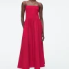 COS SHIR MIDI DRESS-Women Dresses & Jumpsuits