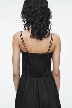 COS SHIRRED MIDI DRESS-Women Dresses & Jumpsuits