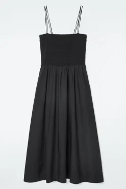 COS SHIRRED MIDI DRESS-Women Dresses & Jumpsuits