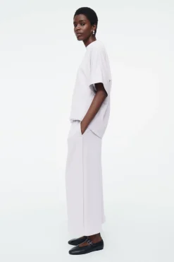COS SHORT-SLEEVED JERSEY SWEATSHIRT-Women Tops