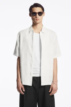 COS SHORT-SLEEVED LINEN SHIRT- Shirts
