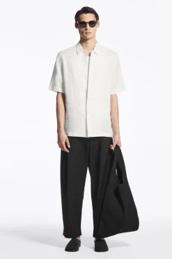 COS SHORT-SLEEVED LINEN SHIRT- Shirts