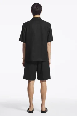 COS SHORT-SLEEVED LINEN SHIRT- Shirts