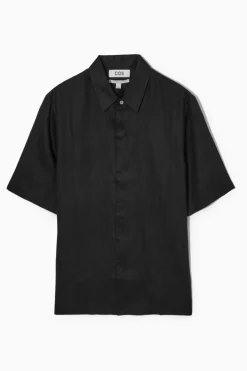 COS SHORT-SLEEVED LINEN SHIRT- Shirts