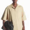 COS SHORT-SLEEVED RESORT SHIRT-Women Shirts & Blouses | Tops
