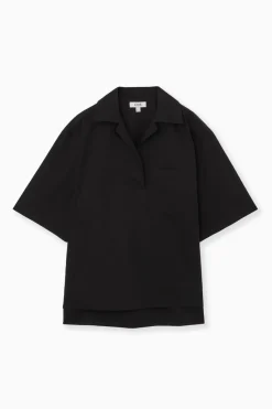COS SHORT-SLEEVED RESORT SHIRT-Women Shirts & Blouses | Tops