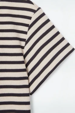 COS SHRUNKEN SLIM RIBBED T-SHIRT-Women Tops | T-Shirts