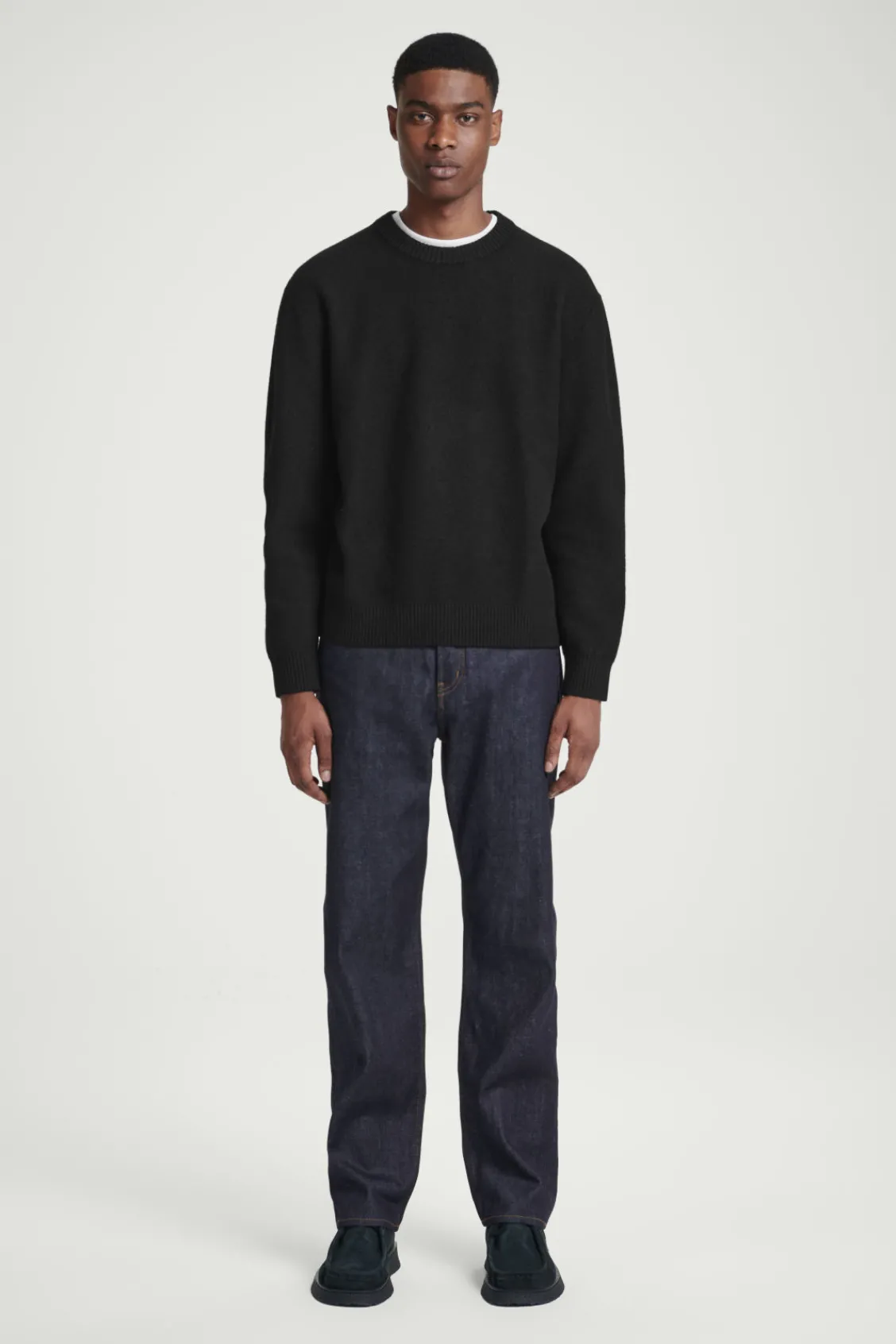 COS SIGNATURE RAW SELVEDGE STRAIGHT-LEG JEANS- Jeans | Pants