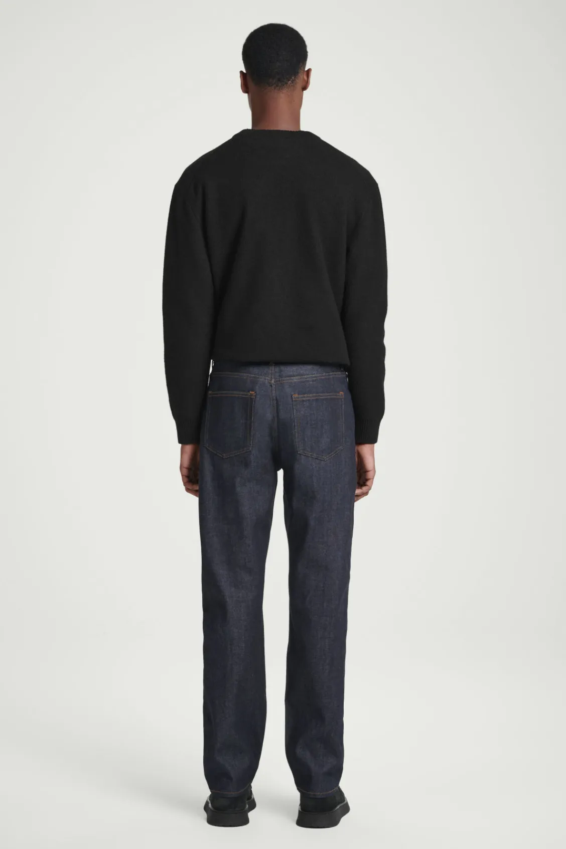 COS SIGNATURE RAW SELVEDGE STRAIGHT-LEG JEANS- Jeans | Pants