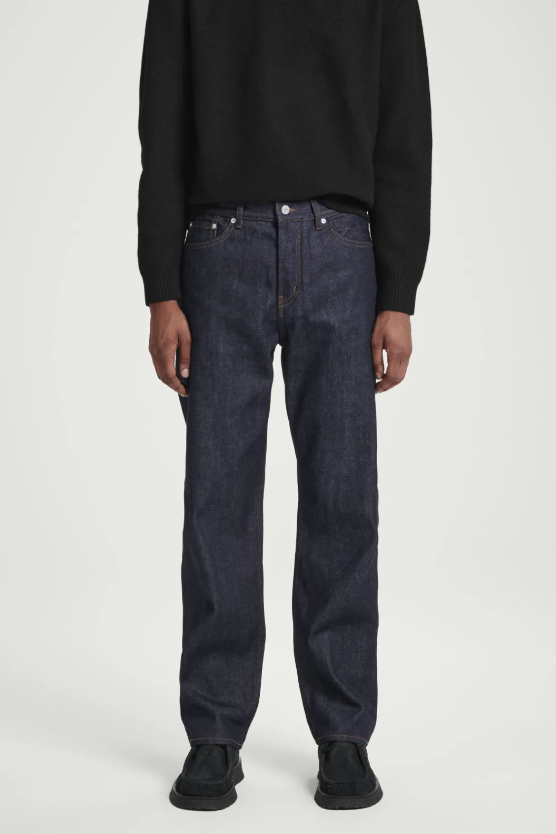 COS SIGNATURE RAW SELVEDGE STRAIGHT-LEG JEANS- Jeans | Pants