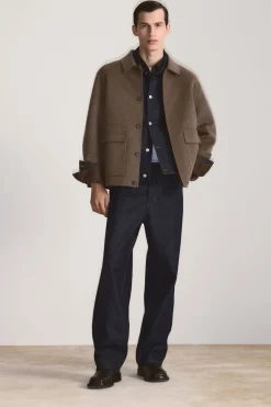 COS SIGNATURE RAW SELVEDGE STRAIGHT-LEG JEANS- Jeans | Pants