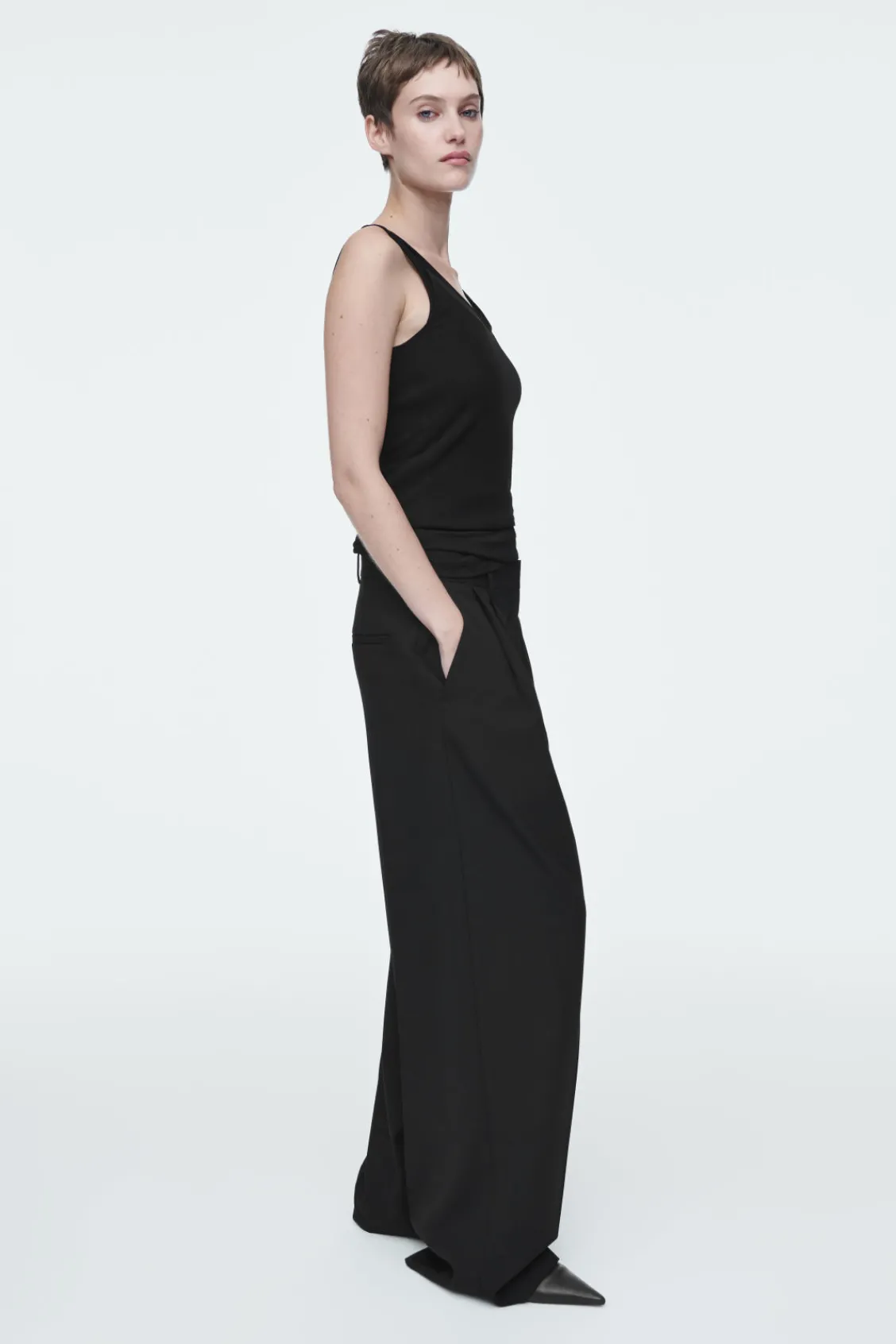 COS SILK TANK TOP-Women Tops
