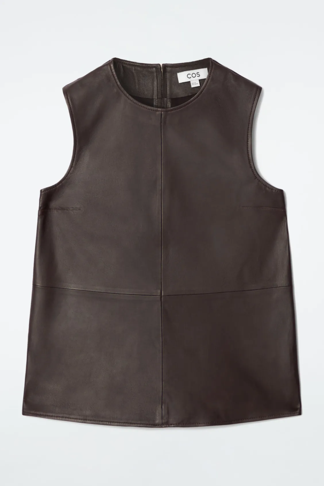 COS SLEEVELESS LEATHER TOP-Women Tops