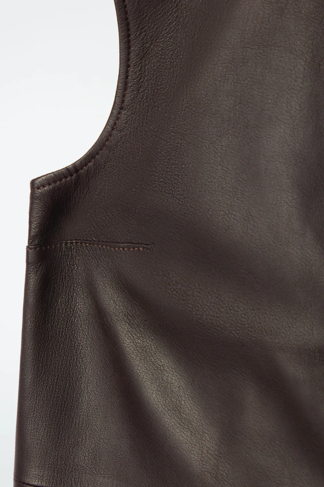 COS SLEEVELESS LEATHER TOP-Women Tops