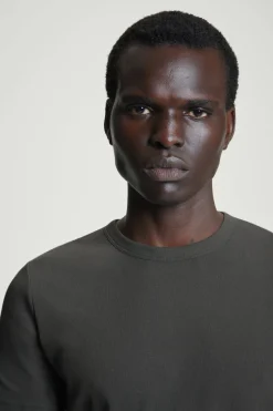 COS SLIM COTTON-CREPE T-SHIRT- T-Shirts