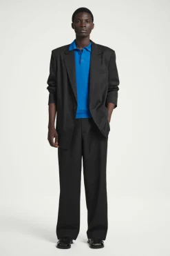 COS SLIM KNITTED SILK POLO SHIRT- Polo Shirts | Sweaters & Cardigans