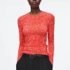 COS SLIM LONG-SLEEVE TOP-Women Tops