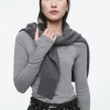 COS SLIM LONG-SLEEVE TOP-Women Tops